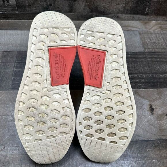 Adidas Men’s Size 11.5 NMD R2 Sneakers Future Harvest Orange Athletic Shoes - Picture 6 of 7